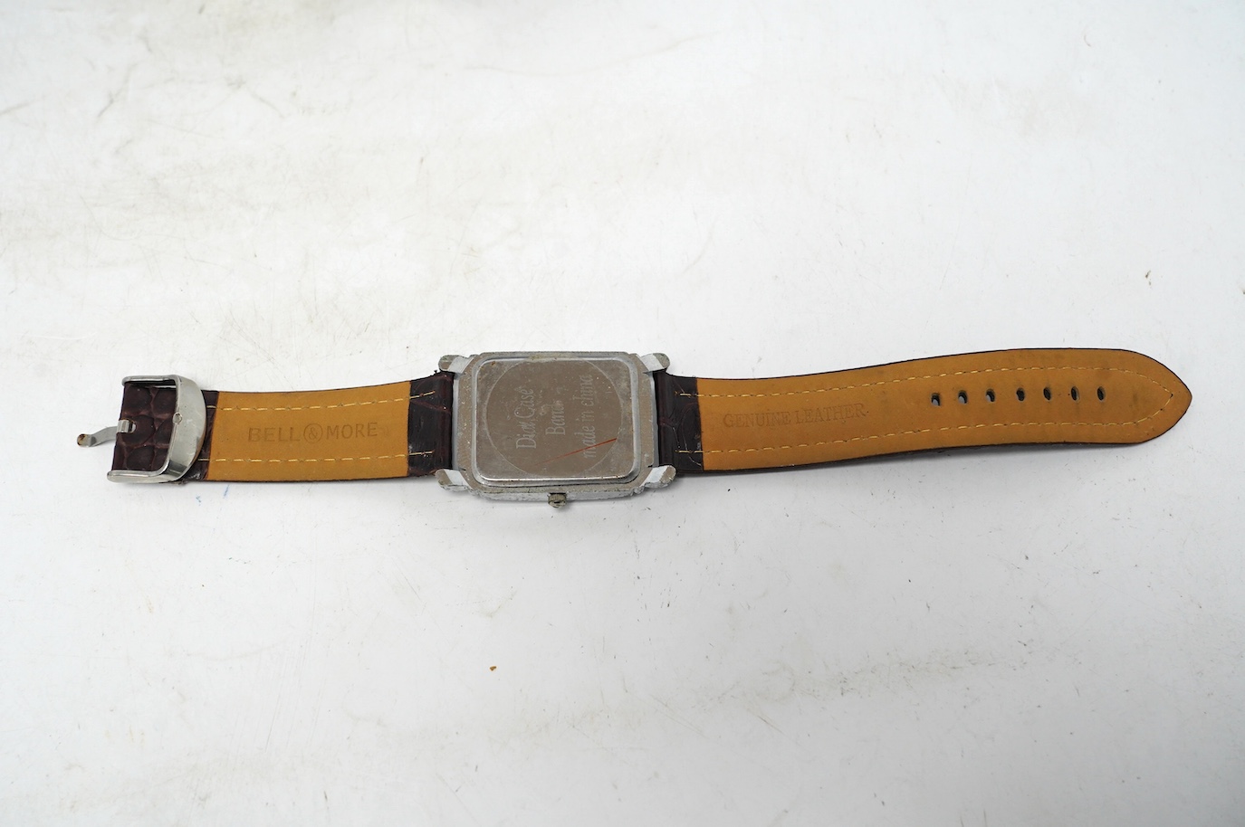 A gentleman’s gold plated Limit wrist watch with three minor watches. Condition - poor